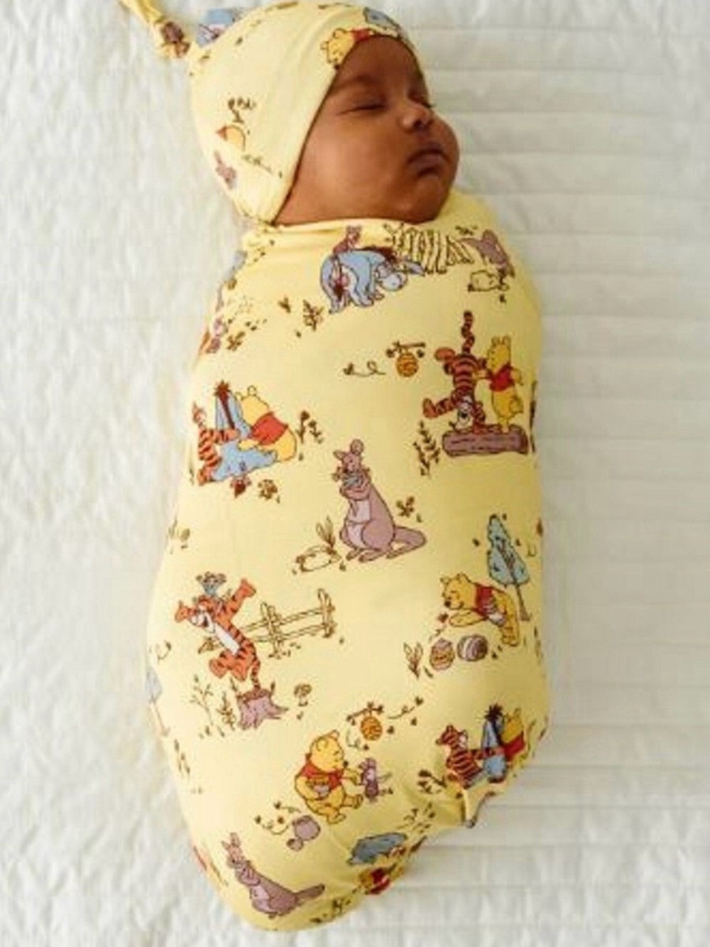 Little Sleepies Pooh Swaddle and Newborn Crescent Bundle